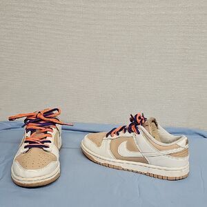 NIKE DUNK LOW BEIGE WHITE WOMENS SNEAKERS BFPM-06-200